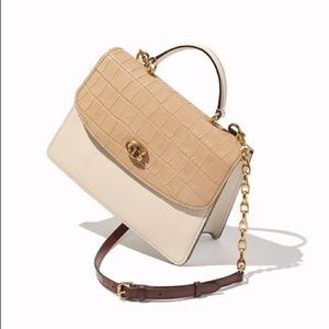 ISO coach 1941 Parker 32 croc top handle